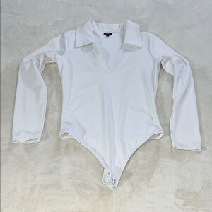 Express White Body Contour Top